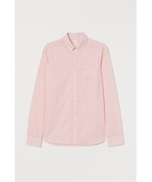 H&M - レギュラーフィット コットンシャツ - ピンク