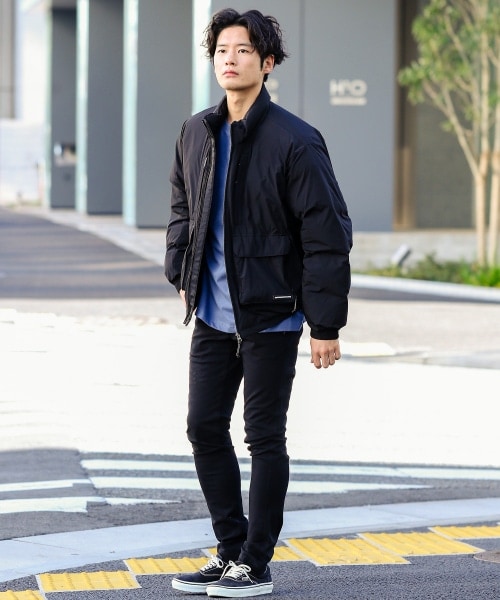 ALAND（エーランド）の「COSTUME O’CLOCK／ＰＡＤＤＩＮＧジャケット（ジャケット/アウター・ダークグレー()/ブラック()）」の4枚目の写真