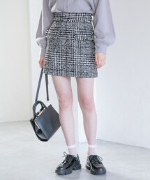 Heather（ヘザー）の「ツイードミニスカート（スカート）」