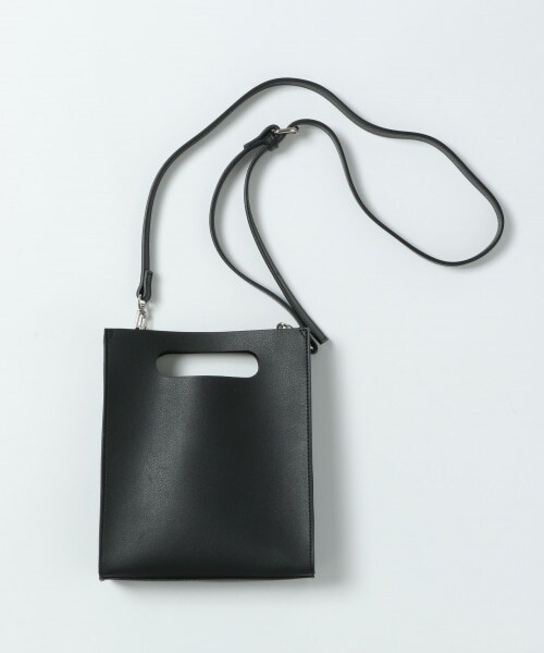 RAGEBLUE(レイジブルー)の「<ユニセックスでオススメ!>ミニレコードショルダーバッグ(バッグ・クロコ/ブラック/シルバー/ベージュ/パイソン)」の10枚目の写真