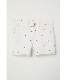 H&M（エイチ・アンド・エム）の「H&M - ツイルミニショートパンツ - ホワイト（その他パンツ・キッズ）」