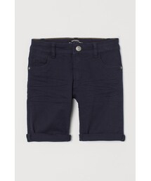 H&M（エイチ・アンド・エム）の「H&M - ツイルショートパンツ - ブルー（その他パンツ・キッズ）」