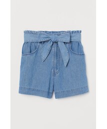 H&M | H&M - デニムペーパーバッグショートパンツ - ブルー(その他パンツ)