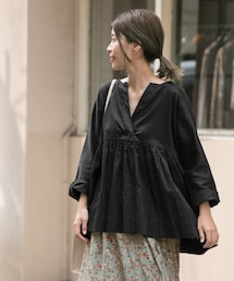 URBAN RESEARCH DOORS（アーバンリサーチドアーズ）の「コットンサテンスキッパーブラウス（その他・レディース）」