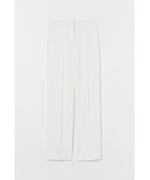 H&M - ワイドスーツパンツ - ホワイト