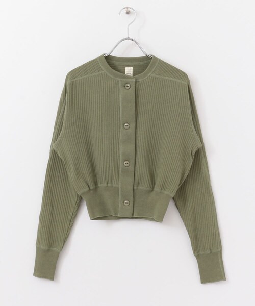 カーディガン OSHIMA REI - OSHIMA REI SwedishArmy CARDIGAN OSHIMA REI（オオシマレイ）の「OSHIMA REI Swedish Army Short