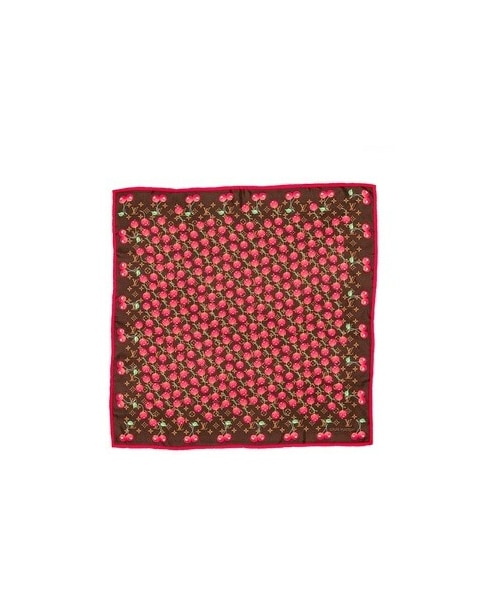 【満開の桜がコーデ彩る♡】Louis Vuitton スカーフ Louis VUITTON 桜 チェリーブラッサム スカーフ - メルカリ