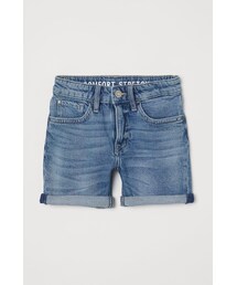 H&M（エイチ・アンド・エム）の「H&M - コンフォートストレッチ デニムショートパンツ - ブルー（その他パンツ・キッズ）」