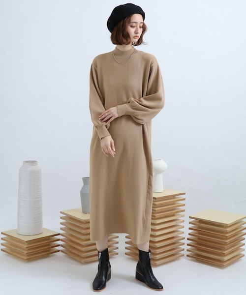 Diagram ダイアグラム バックプリーツニットワンピース SIZE 36 楽天市場】くるみ釦ニットワンピース レディース ワンピース ニット