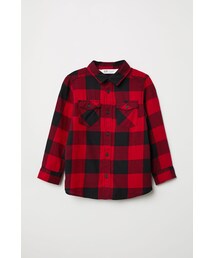 H&M | H&M - フランネルシャツ - レッド(シャツ/ブラウス)