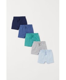 H&M | H&M - ジャージーショートパンツ 5枚セット - ブルー(その他パンツ)