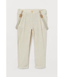 H&M（エイチ・アンド・エム）の「H&M - パンツ サスペンダー付き - ベージュ（その他パンツ・キッズ）」