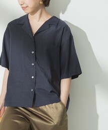 URBAN RESEARCH（アーバンリサーチ）の「キュプラコットンオープンカラーシャツ（その他・レディース）」