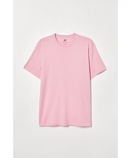 H&M - レギュラーフィット ラウンドネックTシャツ - ピンク