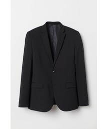 H&M - スキニーフィットジャケット - ブラック