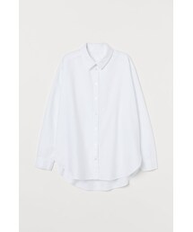 H&M - コットンシャツ - ホワイト