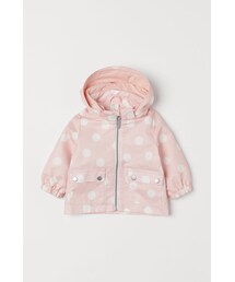 H&M（エイチ・アンド・エム）の「H&M - フーデッドアウトドアジャケット - ピンク（ダウンジャケット/コート・キッズ）」