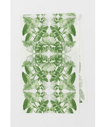 H&M（エイチ・アンド・エム）の「H&M - パターンコットンテーブルランナー - グリーン（食器）」