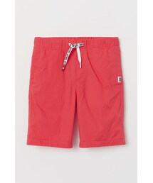 H&M（エイチ・アンド・エム）の「H&M - コットンショートパンツ - レッド（その他パンツ）」