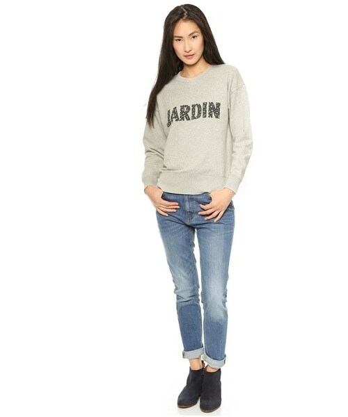 madewell（メイドウェル）の「Madewell Jardin Graphic Pullover（シャツ/ブラウス・レディース・Heather Dusk・M/S/XS/L）」の5枚目の写真
