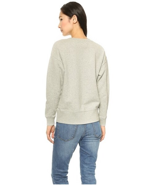 madewell（メイドウェル）の「Madewell Jardin Graphic Pullover（シャツ/ブラウス・レディース・Heather Dusk・M/S/XS/L）」の4枚目の写真