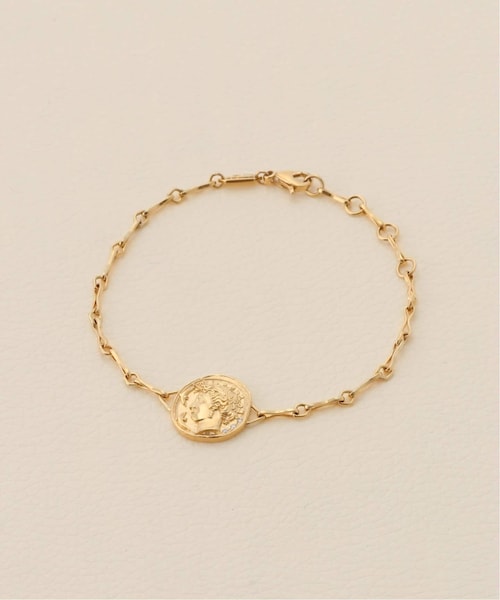 Deuxieme Classe,*【AZLEE/アズリー】 18K ゴッデスコインブレスレット 