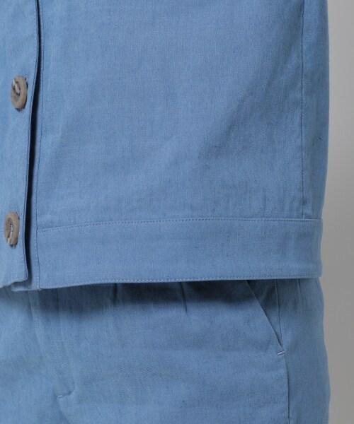 Andemiu（アンデミュウ）の「ワークフウショートジャケット（ジャケット/アウター・レディース・ピンク20/ブラウン50/ブルー80・F）」の22枚目の写真