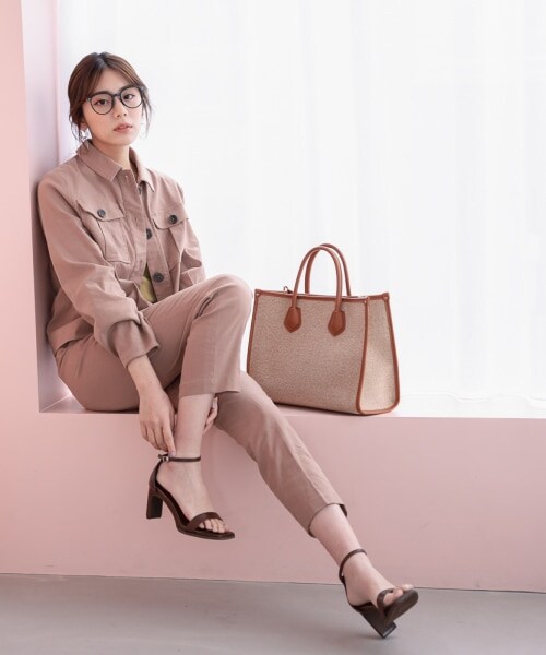 Andemiu（アンデミュウ）の「ワークフウショートジャケット（ジャケット/アウター・レディース・ピンク20/ブラウン50/ブルー80・F）」の10枚目の写真