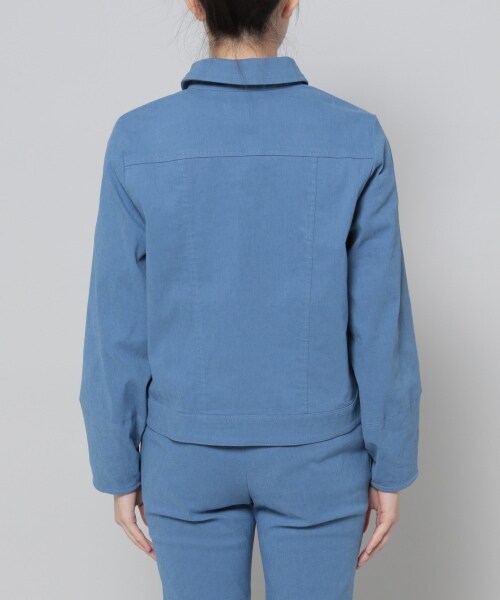 Andemiu（アンデミュウ）の「ワークフウショートジャケット（ジャケット/アウター・レディース・ピンク20/ブラウン50/ブルー80・F）」の17枚目の写真