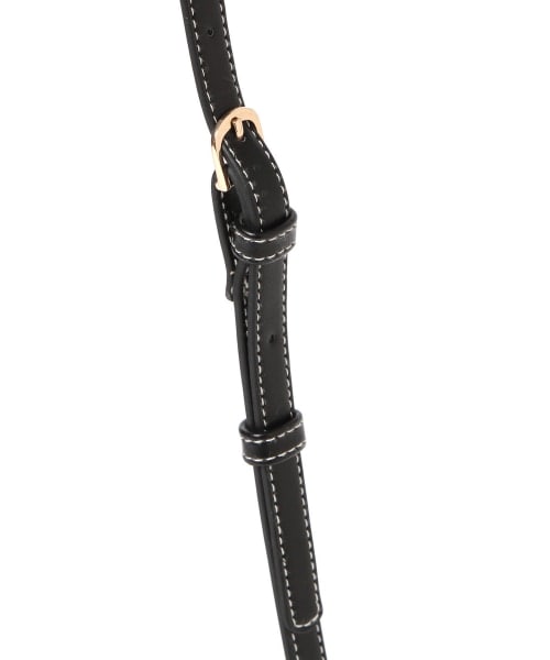 Andemiu（アンデミュウ）の「ラタンフラップバッグ（バッグ・ブラック/キャメル）」の8枚目の写真