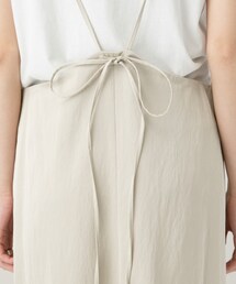 curensology サテンサロペットスカートダークネイビー Curensology（カレンソロジー）の「サテンサロペットスカート（）」 - WEAR