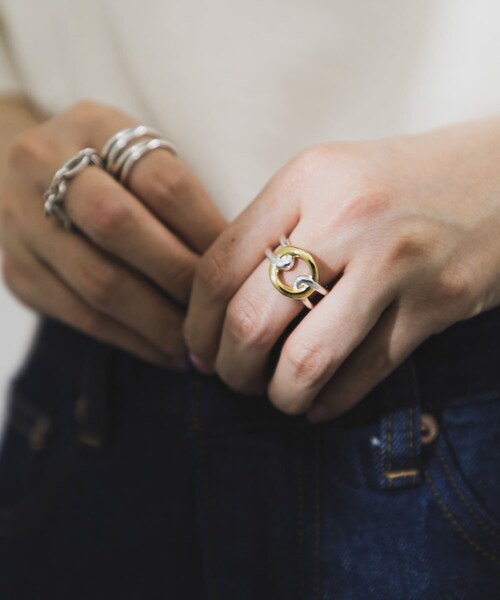 Philippe Audibert】ANNEAU リング Philippe Audibert◇2トーン