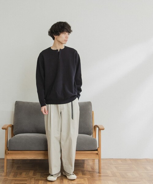 FORK&SPOON（フォークアンドスプーン）の「FORK&SPOON ワンタックチノパンツ（その他・メンズ・MUSHROOM/KHAKI GRAY・4/5）」の8枚目の写真