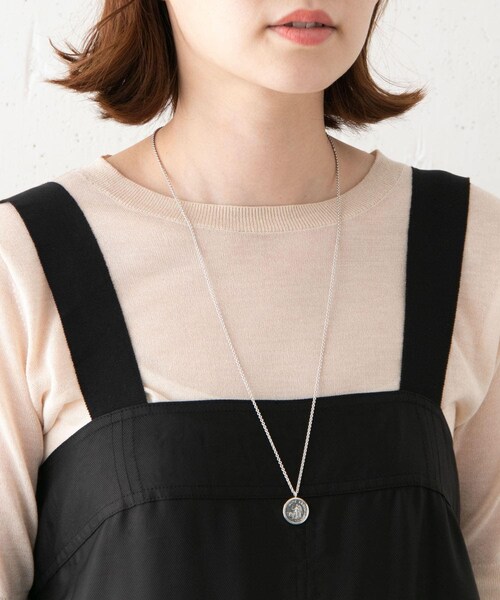 TOM WOOD(トムウッド) Coin Pendant Angel  TOM WOOD(トムウッド) Coin Pendant Angel Coin Pendant Angel Gold