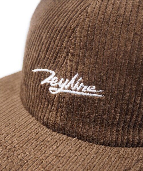 Leyline（レイライン）の「Corduroy logo cap｜Brown（キャップ・レディース・ブラウン・Free）」の2枚目の写真