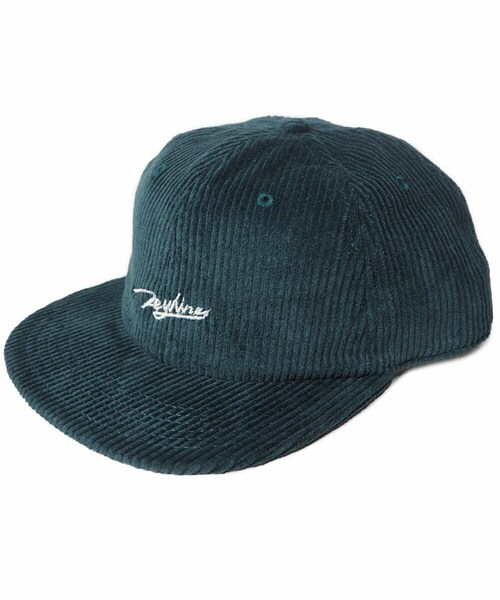 Leyline(レイライン)の「Corduroy logo cap|Green(キャップ・レディース・グリーン・Free)」の1枚目の写真