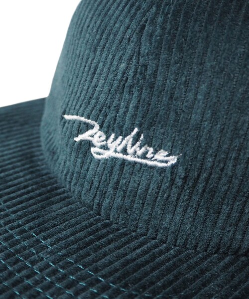 Leyline(レイライン)の「Corduroy logo cap|Green(キャップ・レディース・グリーン・Free)」の2枚目の写真