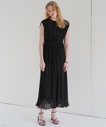 CLANE（クラネ）の「ドットジャガードプリーツワンピース（）」 - WEAR