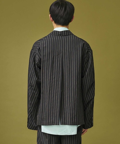 JIEDA（ジエダ）の「RAYON STRIPE DOUBLE JACKET（）」 - WEAR
