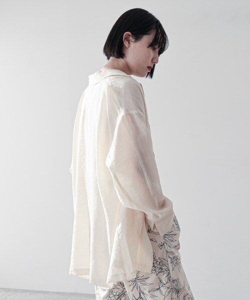 PAGEBOY（ページボーイ）の「【WEB先行予約】シアールーズジャケット（ジャケット/アウター・レディース・ブラック/グレージュ/エクリュ/アクア・S, M）」の9枚目の写真