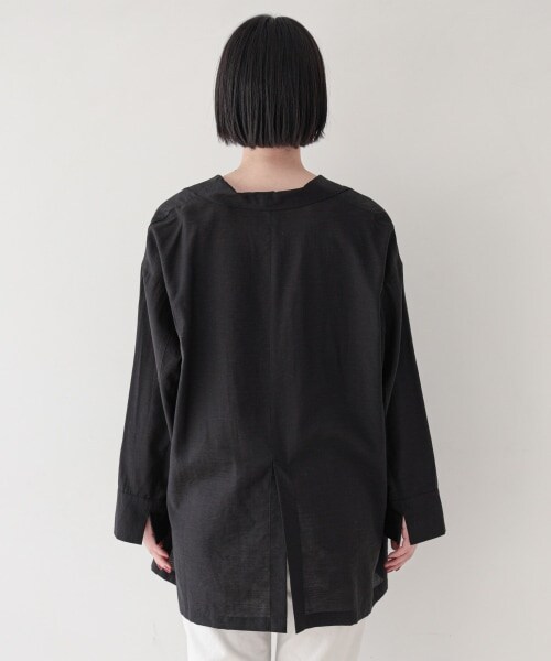 PAGEBOY（ページボーイ）の「【WEB先行予約】シアールーズジャケット（ジャケット/アウター・レディース・ブラック/グレージュ/エクリュ/アクア・S, M）」の15枚目の写真