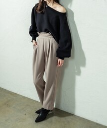 mystic | フリルタックコクーンパンツ(その他パンツ)