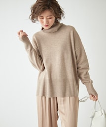 RIVE DROITE | 【バックスタイルもキマる】バックスリットタートルニット(ニット/セーター)