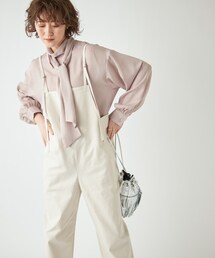 RIVE DROITE | 《予約》【《ニューシーズンに投入したい》手洗い可】カツラギストレッチサロペット(サロペット/オーバーオール)