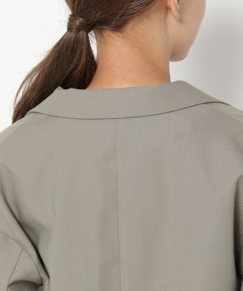 mysty woman（ミスティウーマン）の「【先行予約】オーバーダブルジャケット（ジャケット/アウター・レディース・ライトベージュ/ブラウンチェック/ライトカーキ・F）」の11枚目の写真