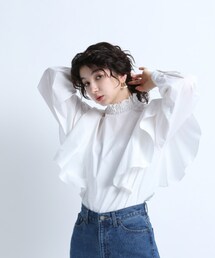JEANASIS | Shirring&FrillShirt(トップス)