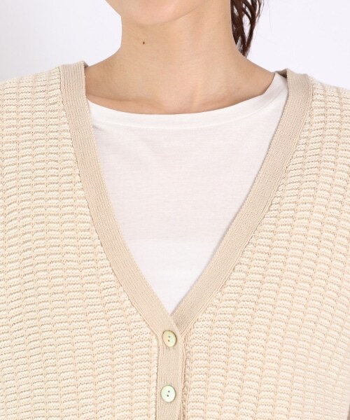 LOWRYS FARM（ローリーズファーム）の「２ＷＡＹニットビスチェ（トップス・ブラック/レッド/ベージュ/グリーン）」の8枚目の写真