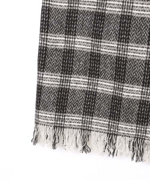 PAGEBOY（ページボーイ）の「ウールチェックラップスカート（スカート・オフホワイト/ブラック）」の10枚目の写真