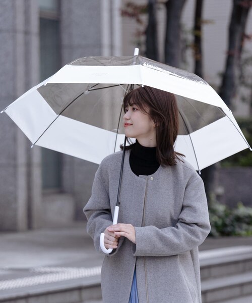 ameme（アメメ）の「プーリアビニール傘（その他・レディース・パープル/グリーン/クリア/イエロー/ブルー/グレー・FREE）」の3枚目の写真