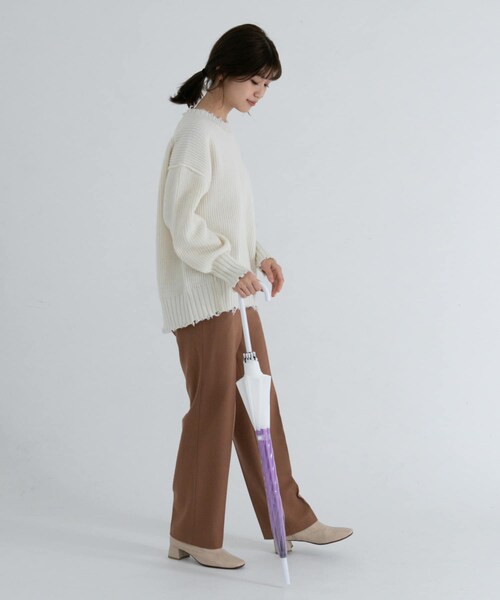 ameme（アメメ）の「プーリアビニール傘（その他・レディース・パープル/グリーン/クリア/イエロー/ブルー/グレー・FREE）」の10枚目の写真